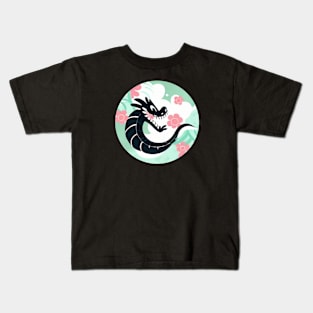 Flower Dragon Kids T-Shirt